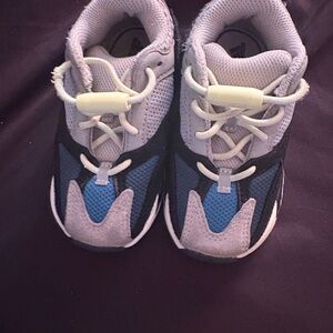 Yeezy Kids Sneakers in Gray and Blue